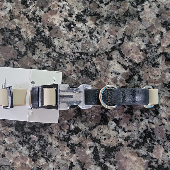 The Cuddle Collab tan SMALL pet collar new w tags neck 9-12 in and head 12-16 in - Picture 3 of 5